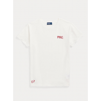 Embroidered Logo Cotton Tee